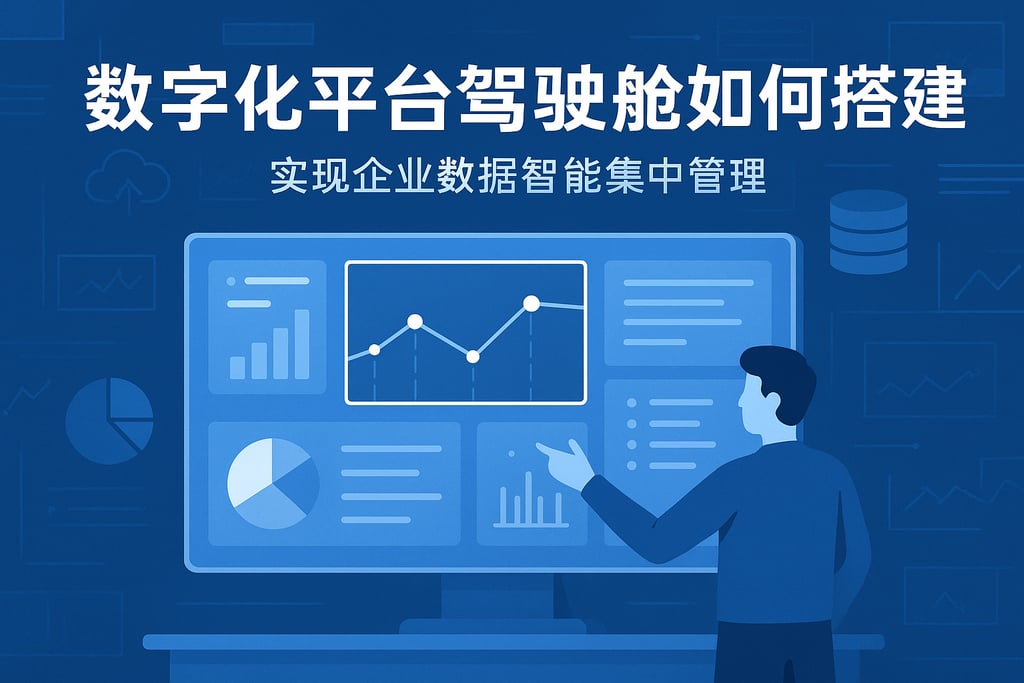 数字化平台驾驶舱如何搭建？实现企业数据智能集中管理