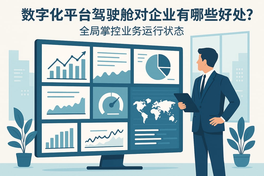 数字化平台驾驶舱对企业有哪些好处？全局掌控业务运行状态