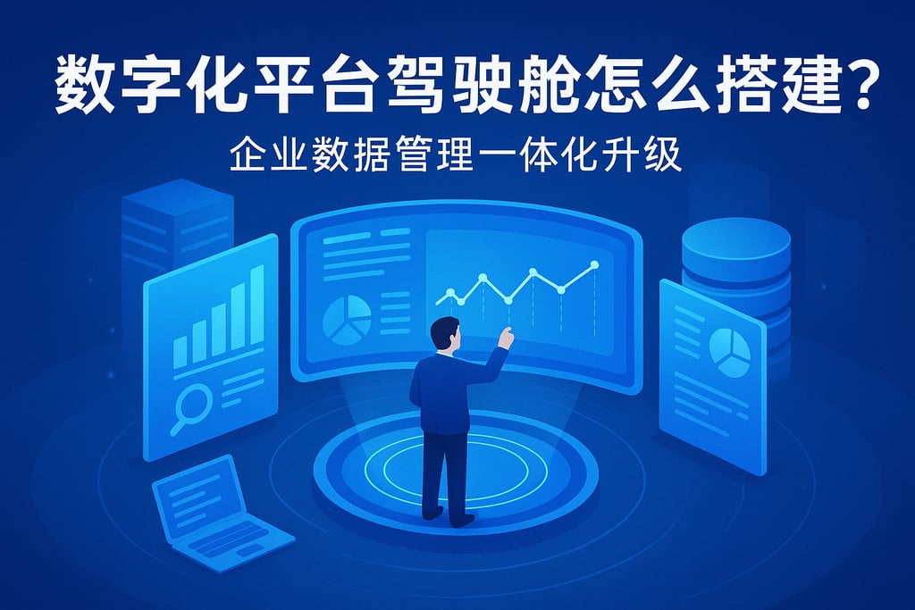 数字化平台驾驶舱怎么搭建？企业数据管理一体化升级