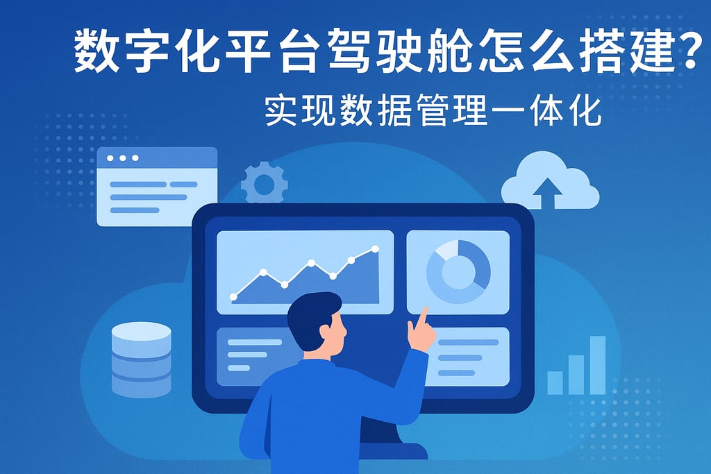 数字化平台驾驶舱怎么搭建？实现数据管理一体化