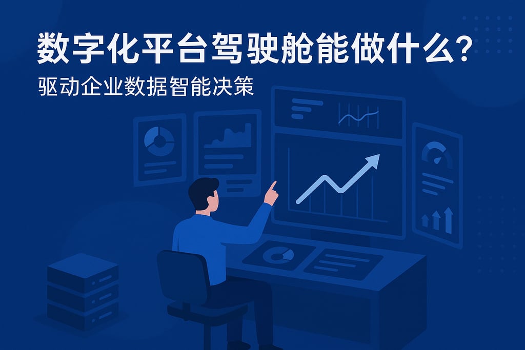 数字化平台驾驶舱能做什么？驱动企业数据智能决策