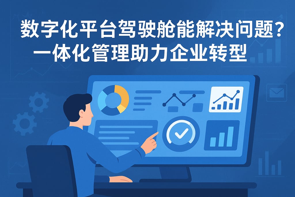 数字化平台驾驶舱能解决哪些问题？一体化管理助力企业转型