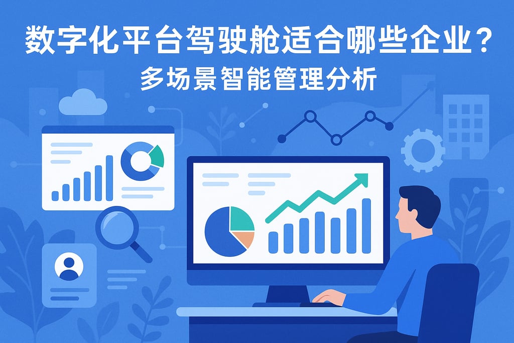 数字化平台驾驶舱适合哪些企业？多场景智能管理分析