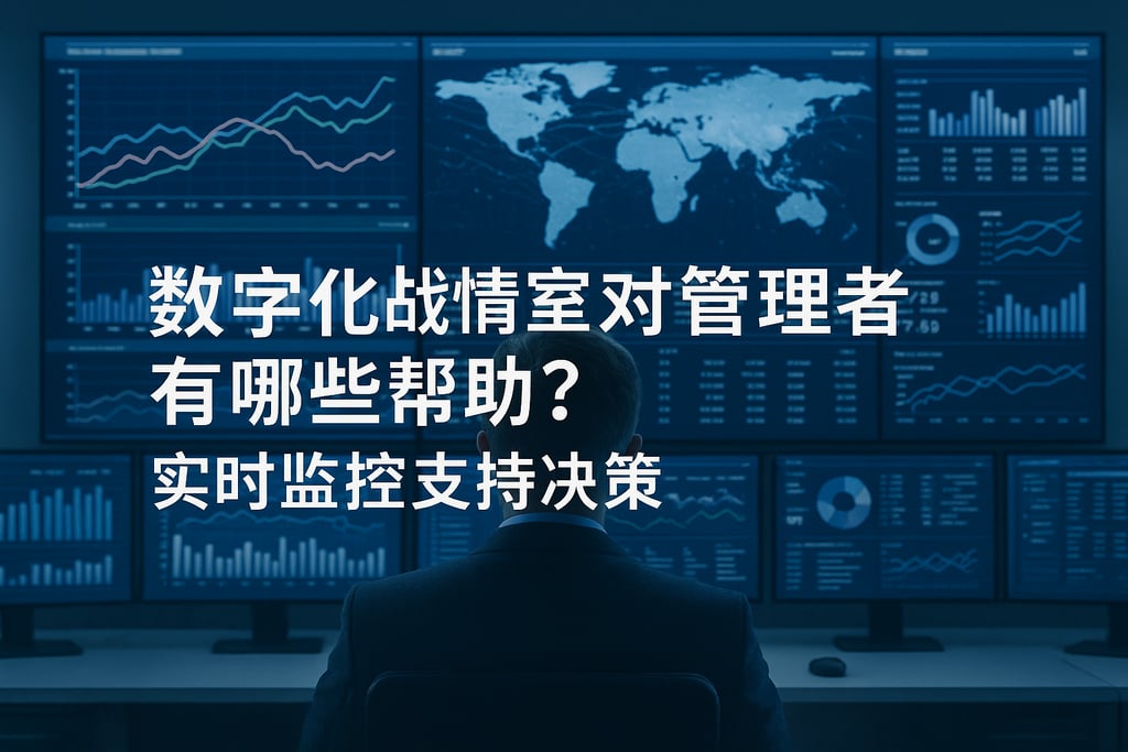 数字化战情室对管理者有哪些帮助？实时监控支持决策