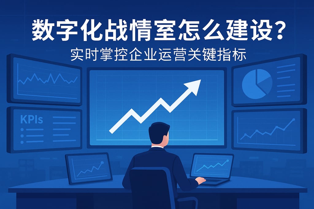 数字化战情室怎么建设？实时掌控企业运营关键指标