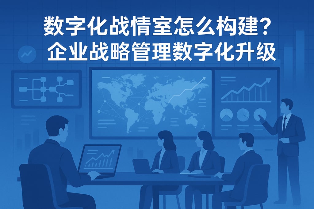 数字化战情室怎么构建？企业战略管理数字化升级