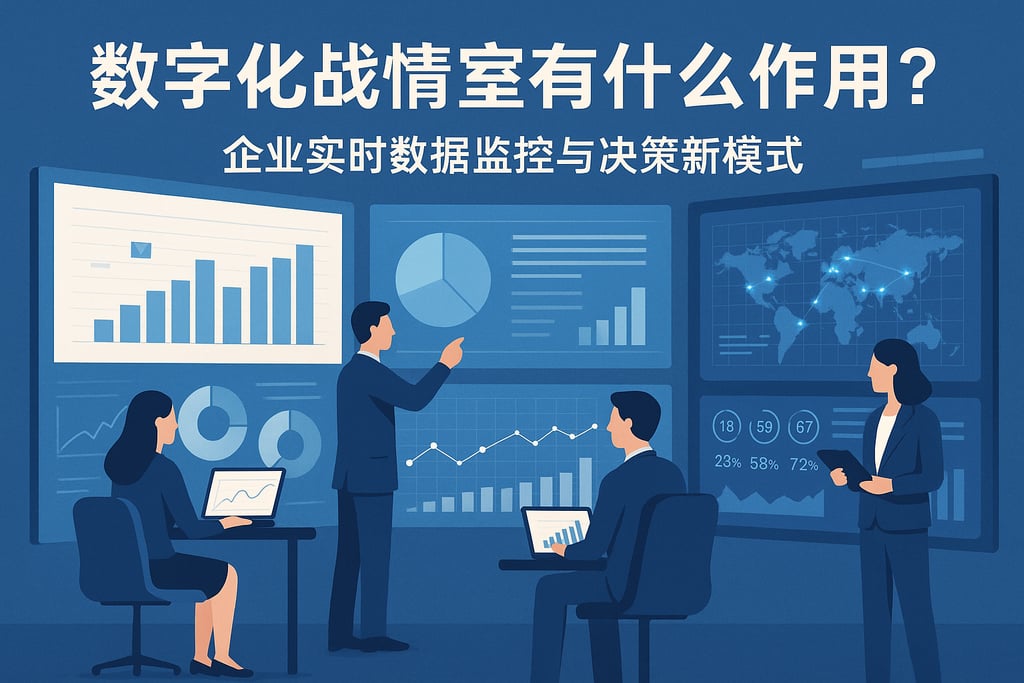 数字化战情室有什么作用？企业实时数据监控与决策新模式