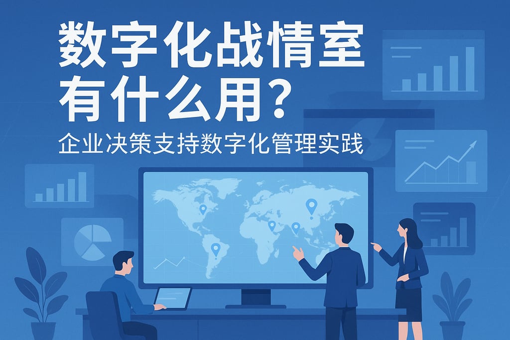 数字化战情室有什么用？企业决策支持数字化管理实践