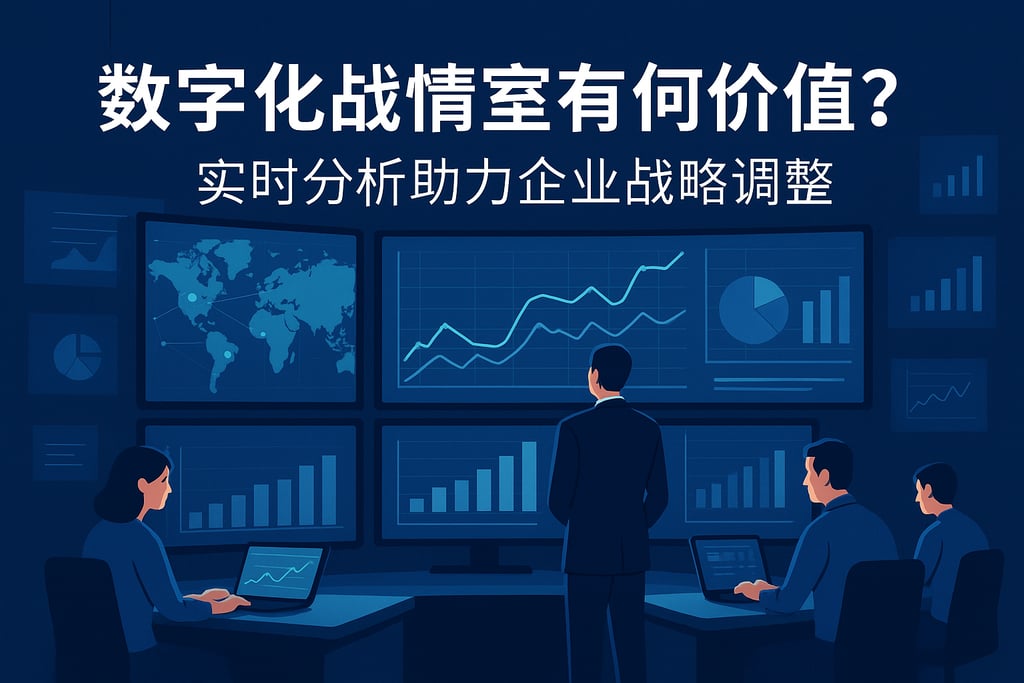 数字化战情室有何价值？实时分析助力企业战略调整