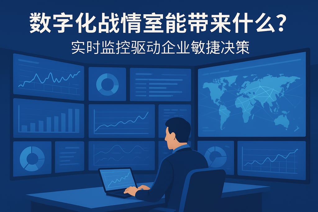 数字化战情室能带来什么？实时监控驱动企业敏捷决策
