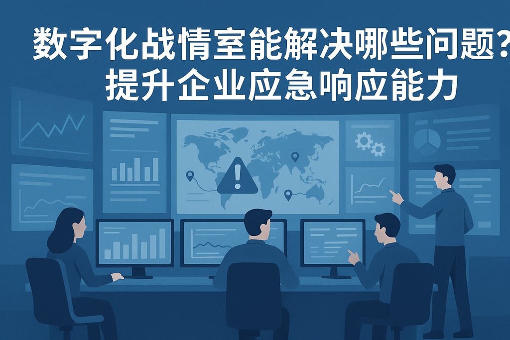 数字化战情室能解决哪些问题？提升企业应急响应能力