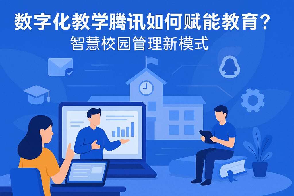 数字化教学腾讯如何赋能教育？智慧校园管理新模式