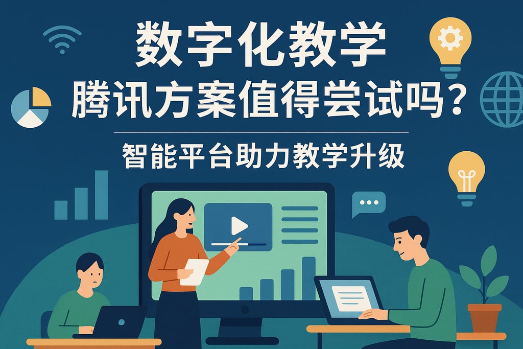 数字化教学腾讯方案值得尝试吗？智能平台助力教学升级
