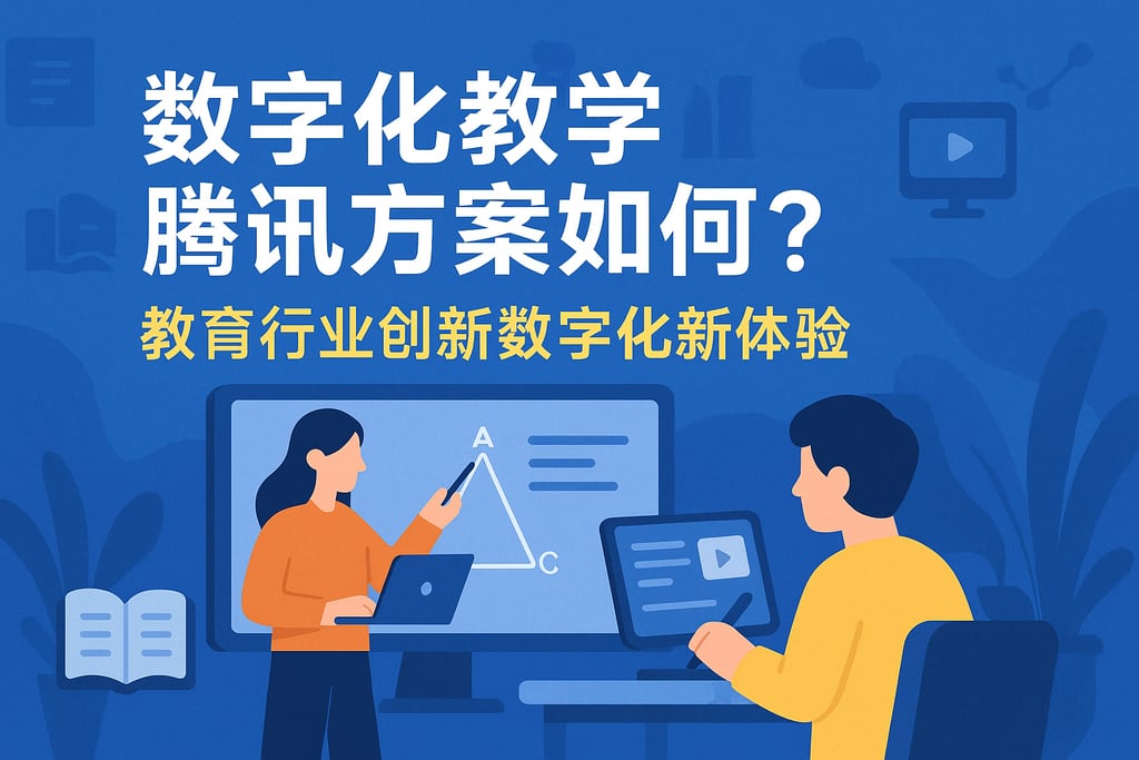 数字化教学腾讯方案如何？教育行业创新数字化新体验