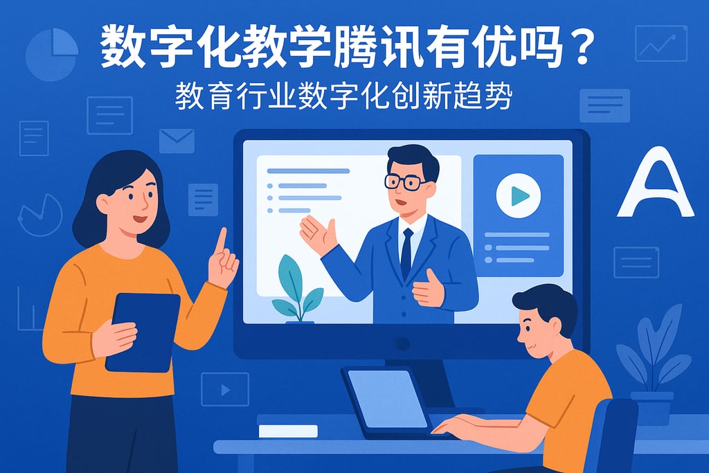 数字化教学腾讯有优势吗？教育行业数字化创新趋势