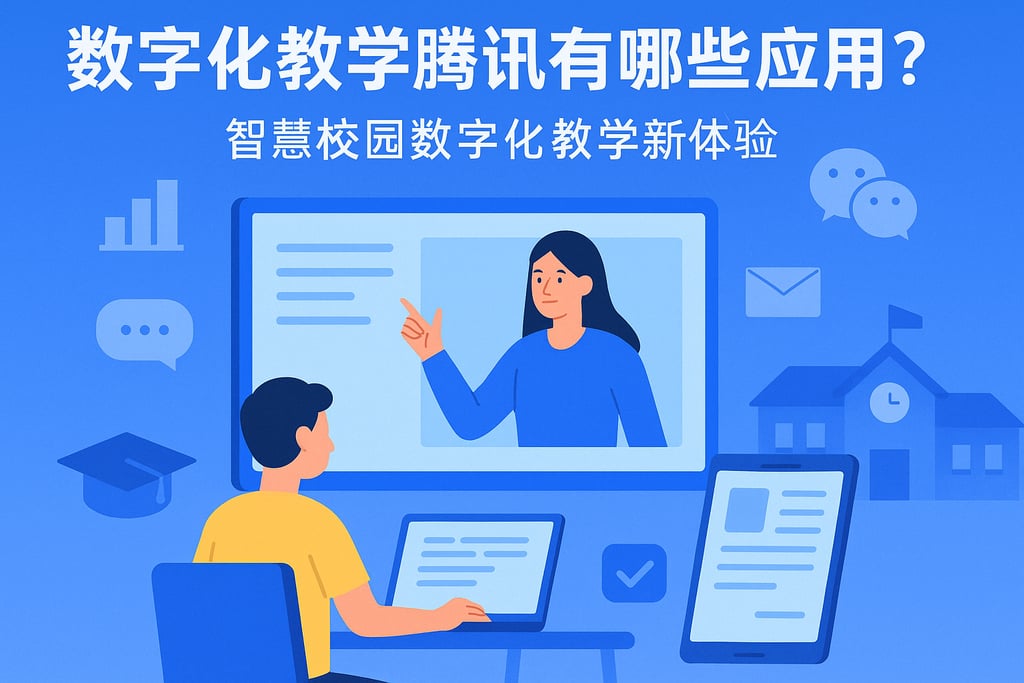 数字化教学腾讯有哪些应用？智慧校园数字化教学新体验