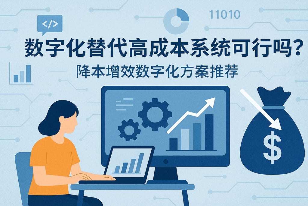 数字化替代高成本系统可行吗？降本增效数字化方案推荐