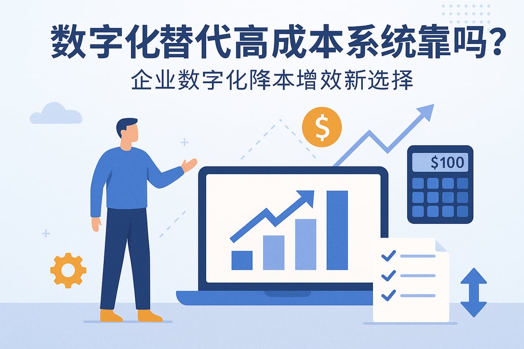 数字化替代高成本系统靠谱吗？企业数字化降本增效新选择