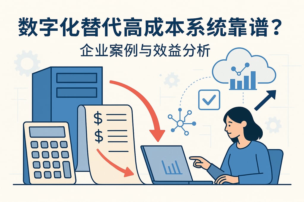 数字化替代高成本系统靠谱吗？企业案例与效益分析
