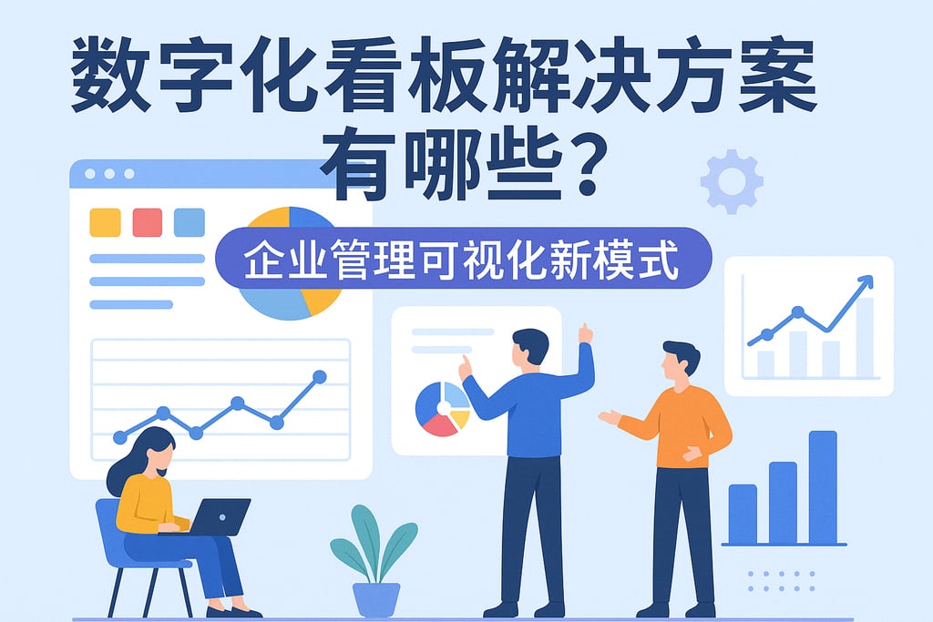 数字化看板解决方案有哪些？企业管理可视化新模式