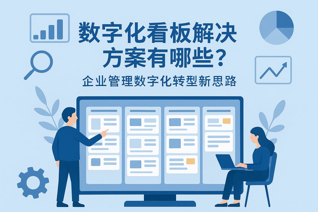 数字化看板解决方案有哪些？企业管理数字化转型新思路