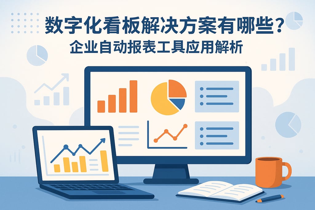 数字化看板解决方案有哪些？企业自动报表工具应用解析