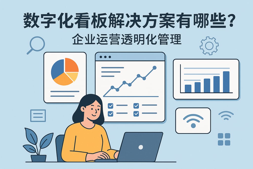 数字化看板解决方案有哪些？企业运营透明化管理