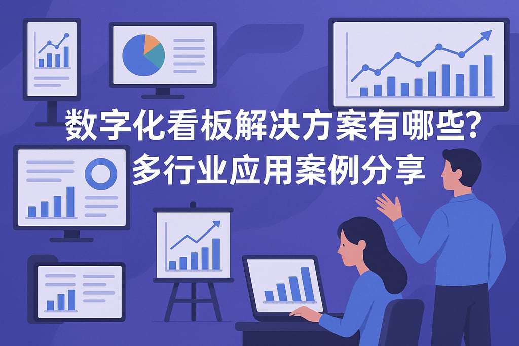 数字化看板解决方案有哪些？多行业应用案例分享