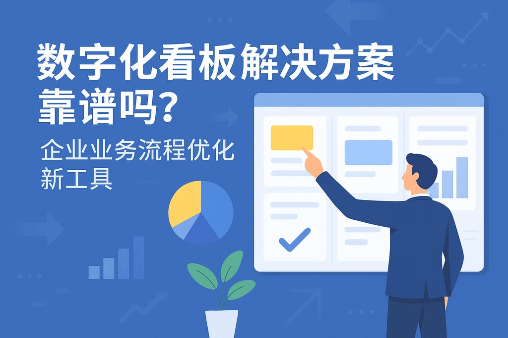 数字化看板解决方案靠谱吗？企业业务流程优化新工具