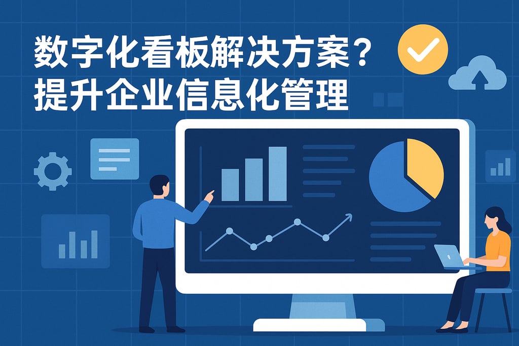 数字化看板解决方案靠谱吗？提升企业信息化管理