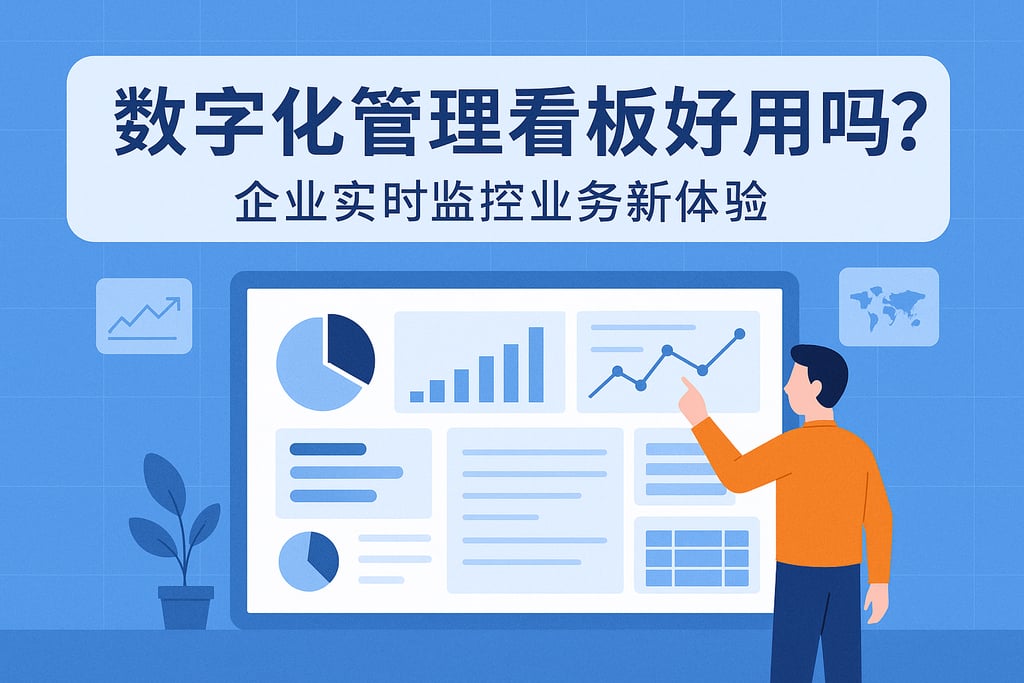 数字化管理看板好用吗？企业实时监控业务新体验