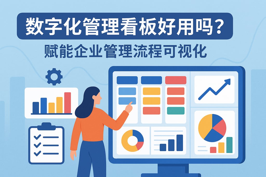 数字化管理看板好用吗？赋能企业管理流程可视化