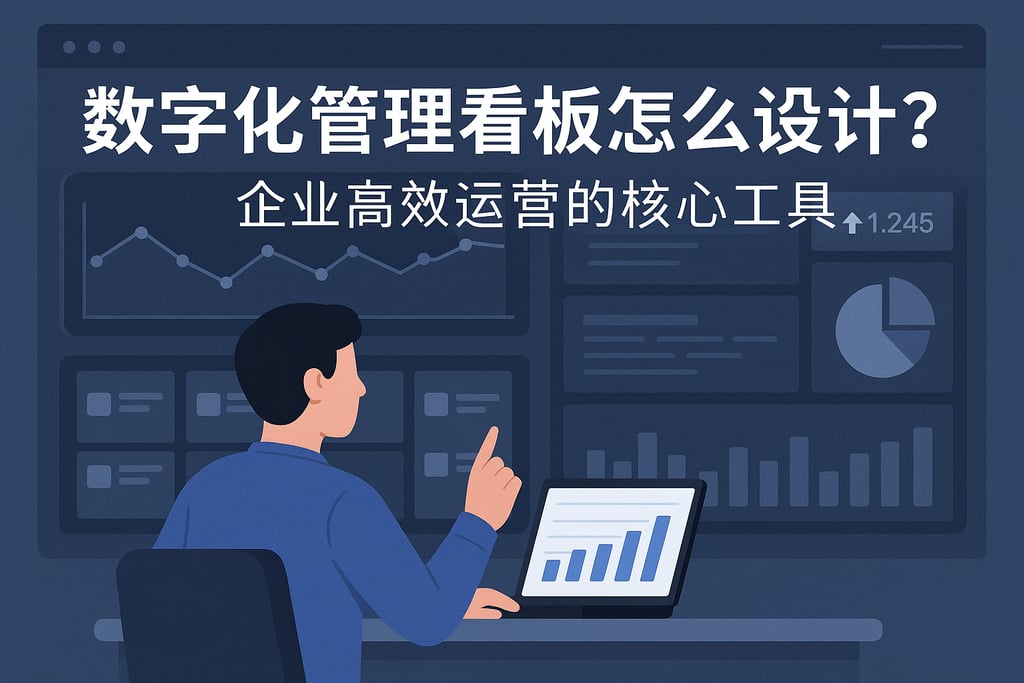 数字化管理看板怎么设计？企业高效运营的核心工具