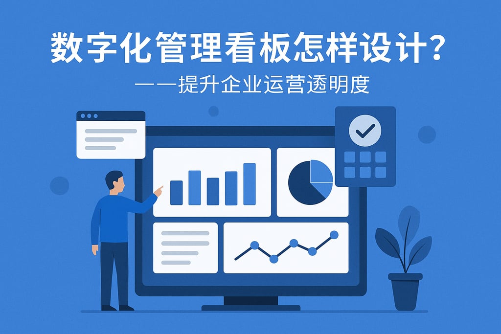 数字化管理看板怎样设计？提升企业运营透明度