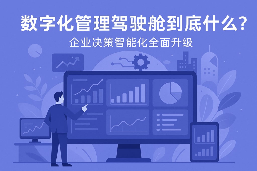 数字化管理驾驶舱到底是什么？企业决策智能化全面升级
