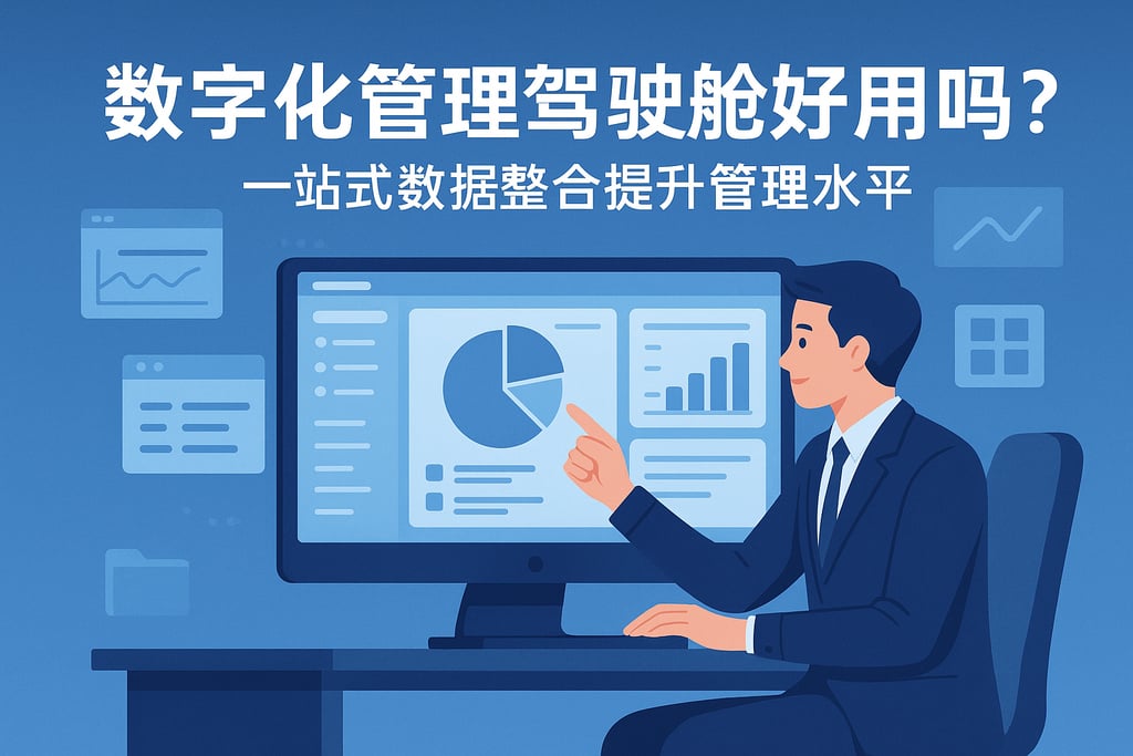 数字化管理驾驶舱好用吗？一站式数据整合提升管理水平