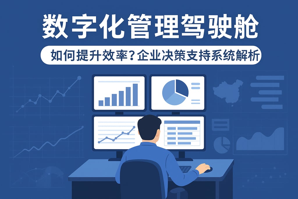 数字化管理驾驶舱如何提升效率？企业决策支持系统解析
