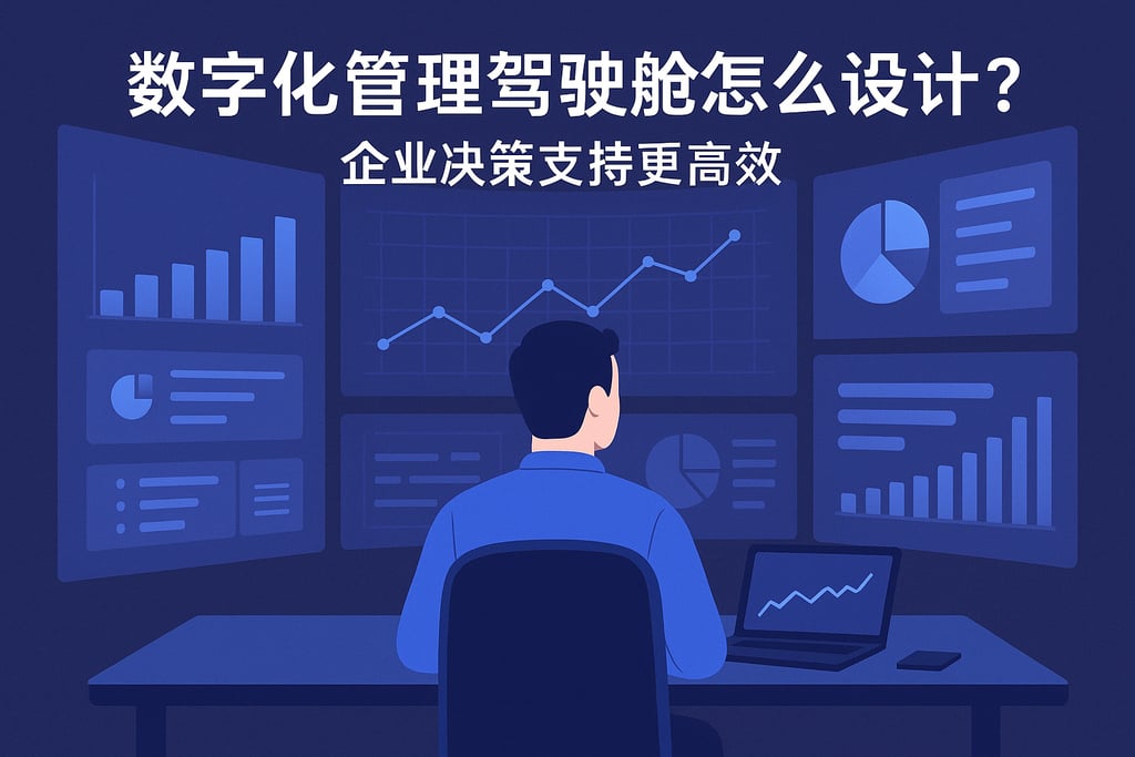 数字化管理驾驶舱怎么设计？企业决策支持更高效