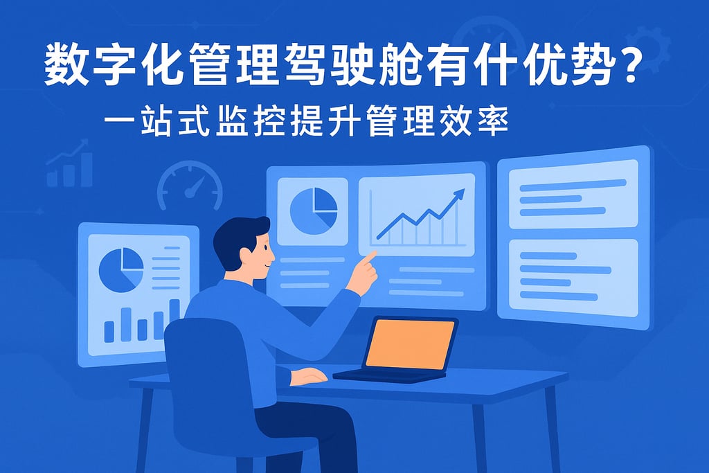 数字化管理驾驶舱有什么优势？一站式监控提升管理效率