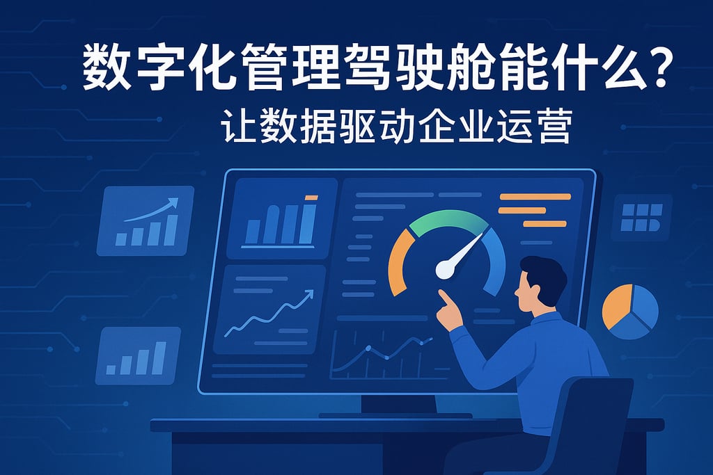 数字化管理驾驶舱能做什么？让数据驱动企业运营