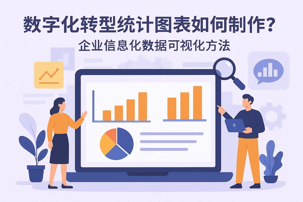 数字化转型统计图表如何制作？企业信息化数据可视化方法