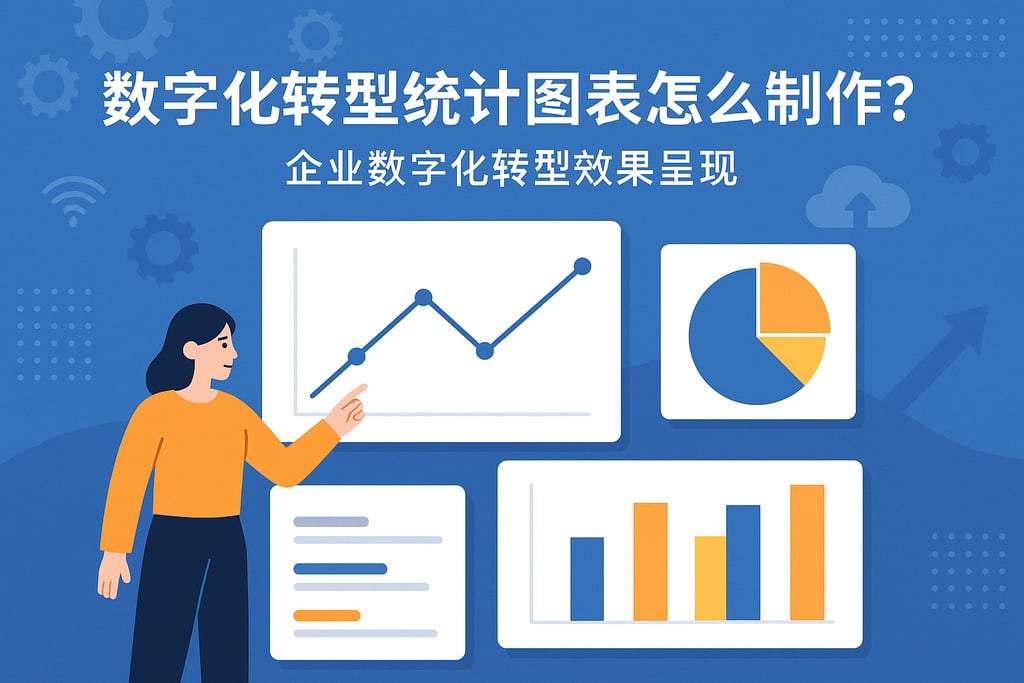 数字化转型统计图表怎么制作？企业数字化转型效果呈现