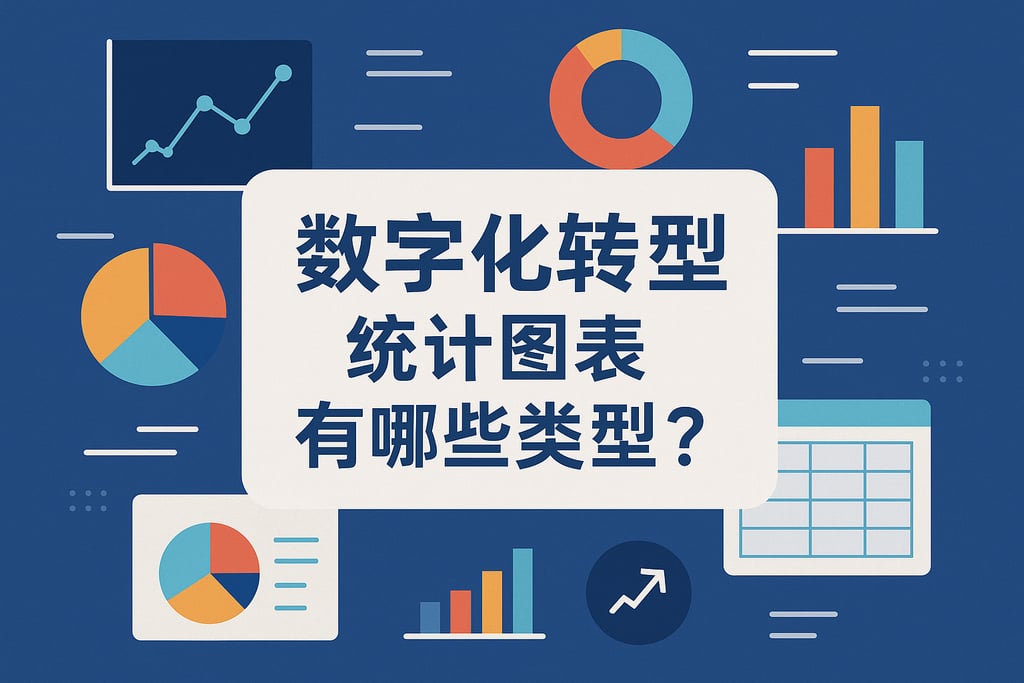 数字化转型统计图表有哪些类型？数据化呈现转型成果