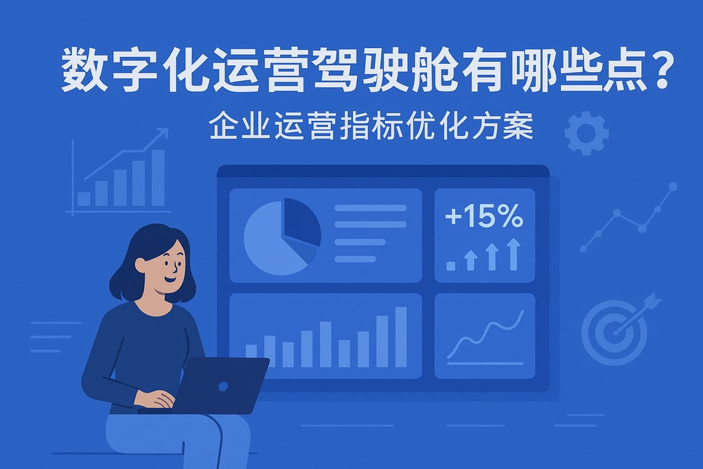 数字化运营驾驶舱有哪些亮点？企业运营指标优化方案
