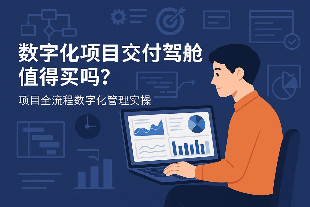 数字化项目交付驾驶舱值得买吗？项目全流程数字化管理实操