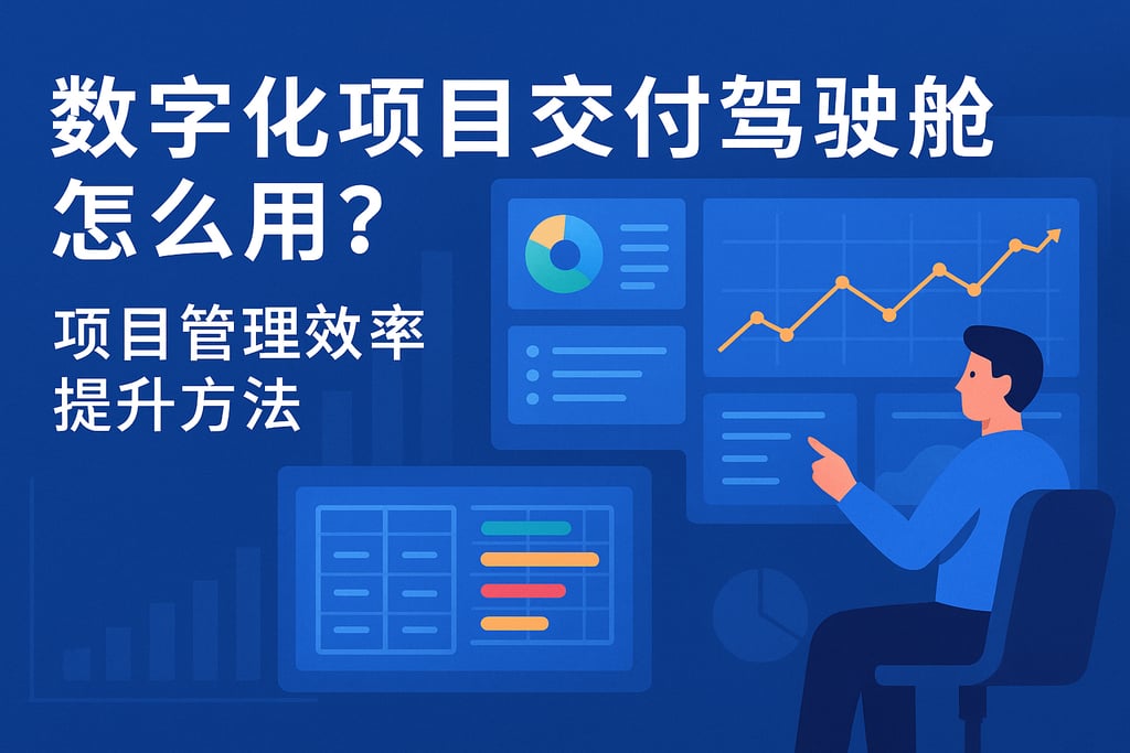数字化项目交付驾驶舱怎么用？项目管理效率提升方法