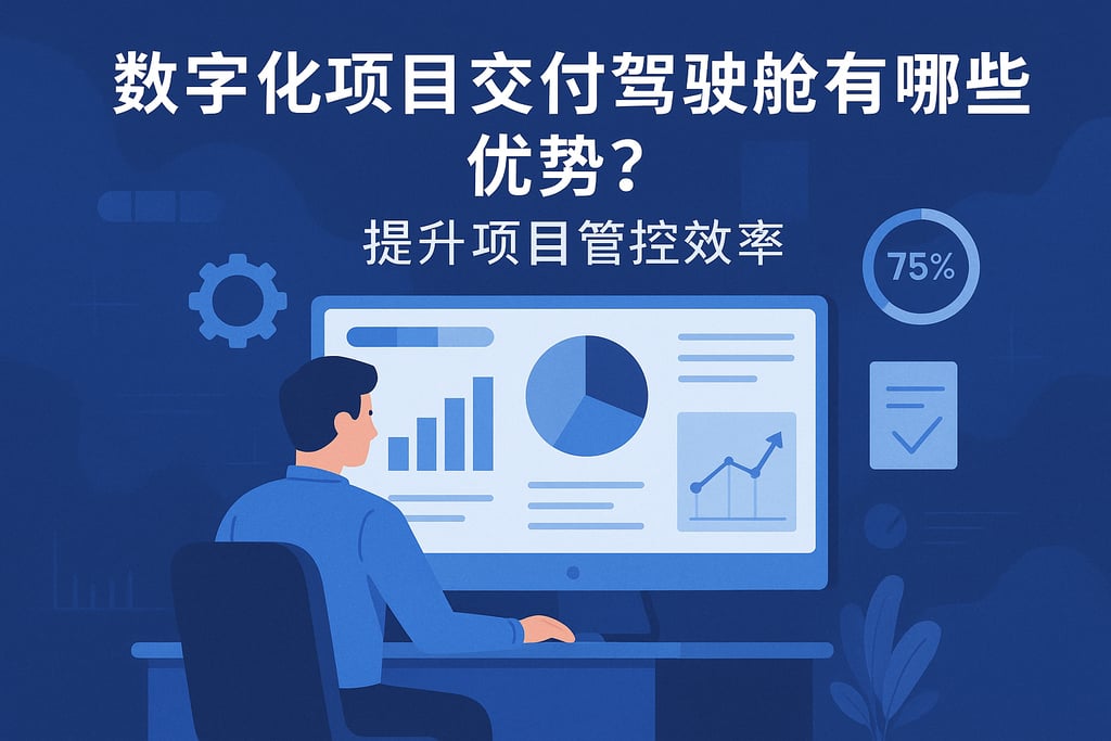 数字化项目交付驾驶舱有哪些优势？提升项目管控效率