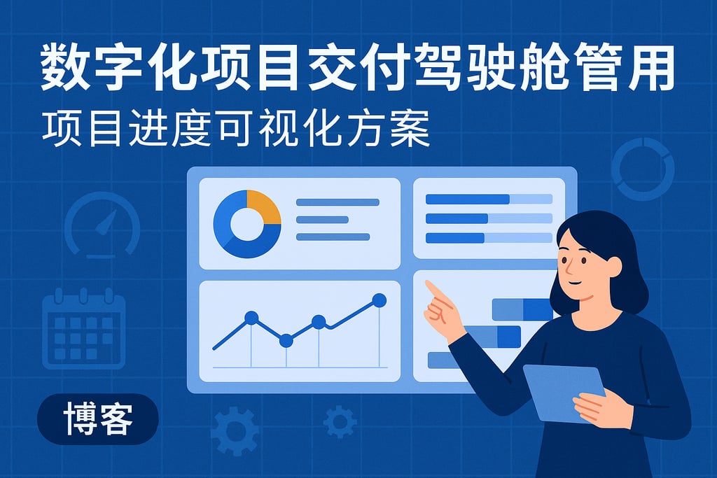 数字化项目交付驾驶舱管用吗？项目进度可视化方案