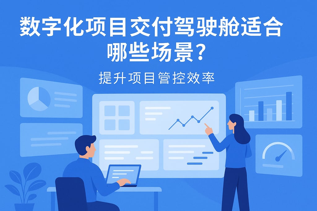 数字化项目交付驾驶舱适合哪些场景？提升项目管控效率