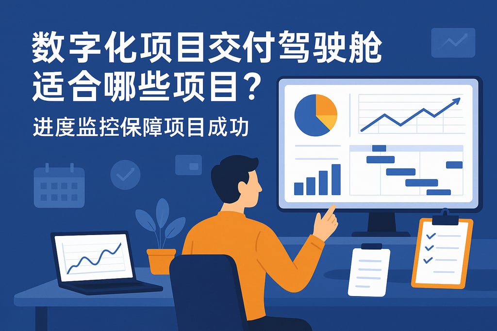 数字化项目交付驾驶舱适合哪些项目？进度监控保障项目成功